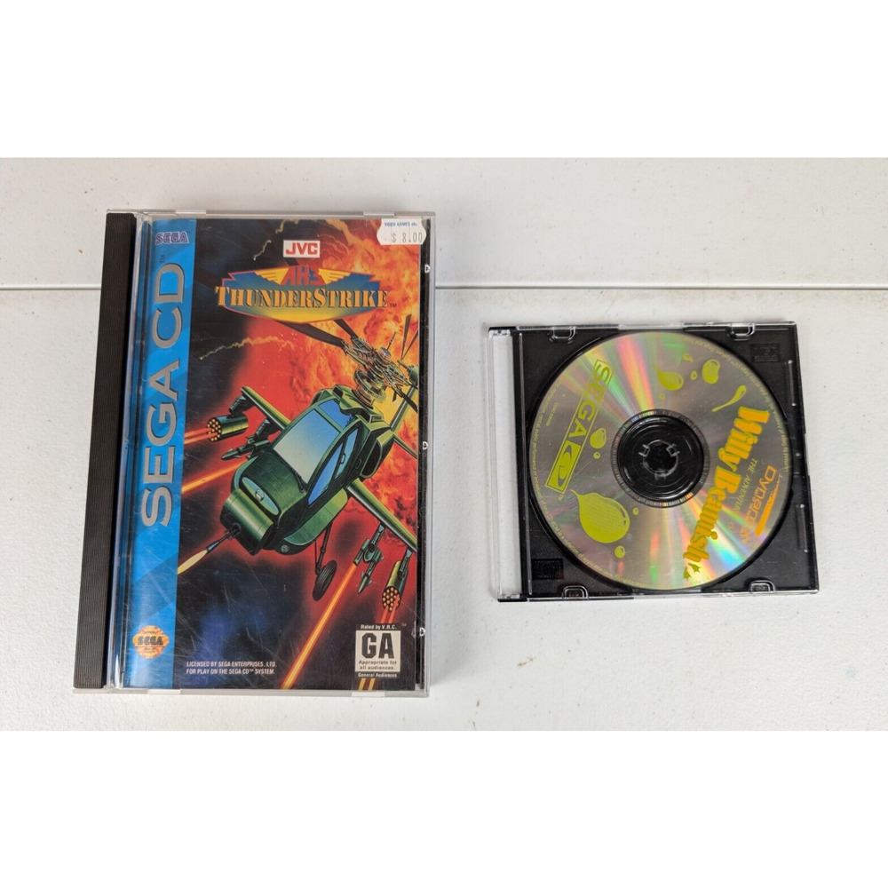 AH-3 Thunderstrike CIB, Willy Beamish Disc Only- Sega CD Games- As IS- See Desc.